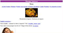 Desktop Screenshot of massage-tantra.ca